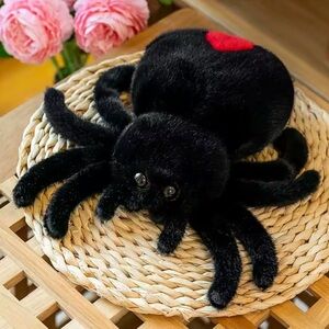 Black Widow Spider Plush – Halloween Creepy Cute